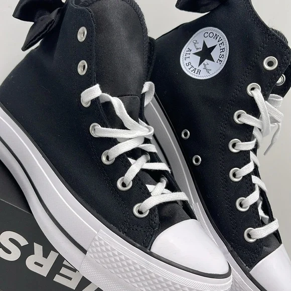 Converse WMNS CTAS LIFT HI
BLACK/WHITE/BLACK А14828C Platforms Sneakers - Picture 4 of 16